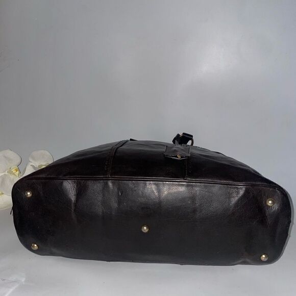 Authentic Yves Saint Laurent Brown Muse Leather Satchel - Picture 6 of 16